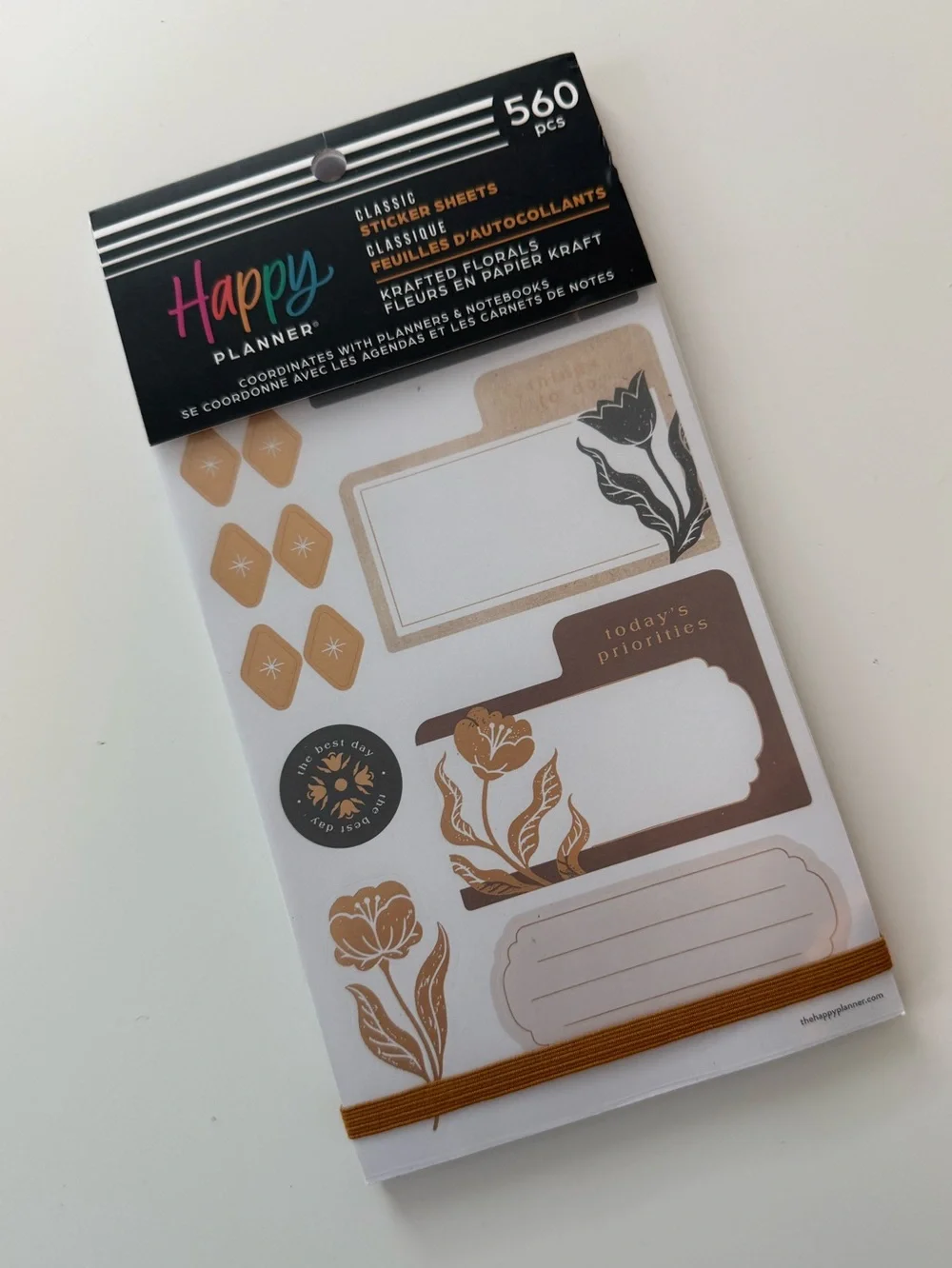 Happy Planner Krafts Floral Sticker Book